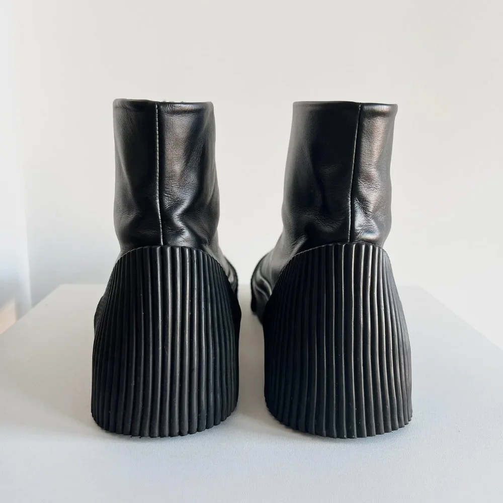 3.1 Phillip Lim black zip up Lela combat lugged platform ankle boots - Picture 5 of 14